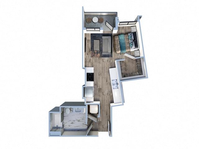 Studio-C1 floor plan