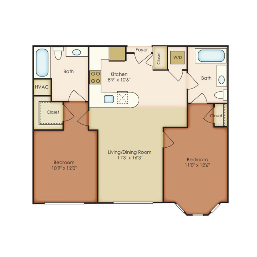 Harper floor plan