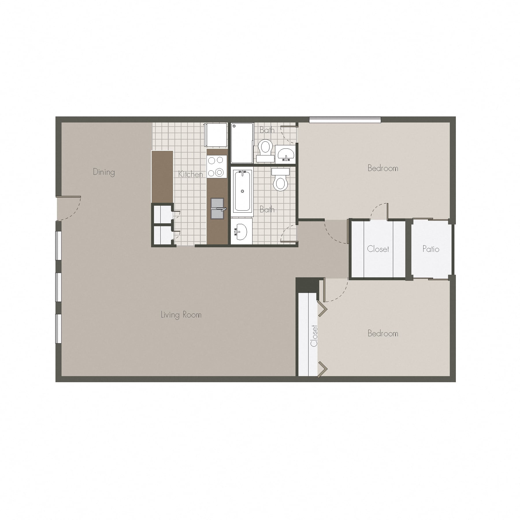 The Sahara floor plan