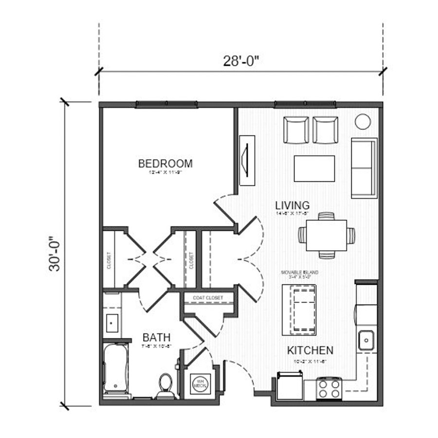 Hickory floor plan