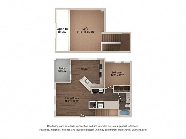 Cyprus Loft-Style floor plan