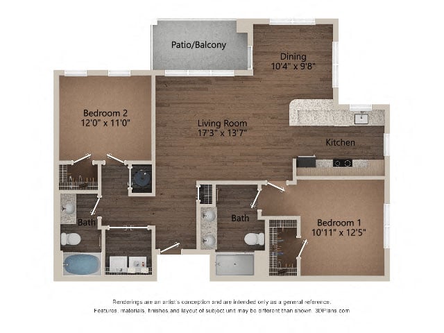 Cascade floor plan