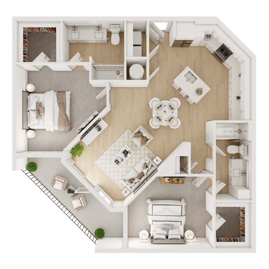 B2 floor plan