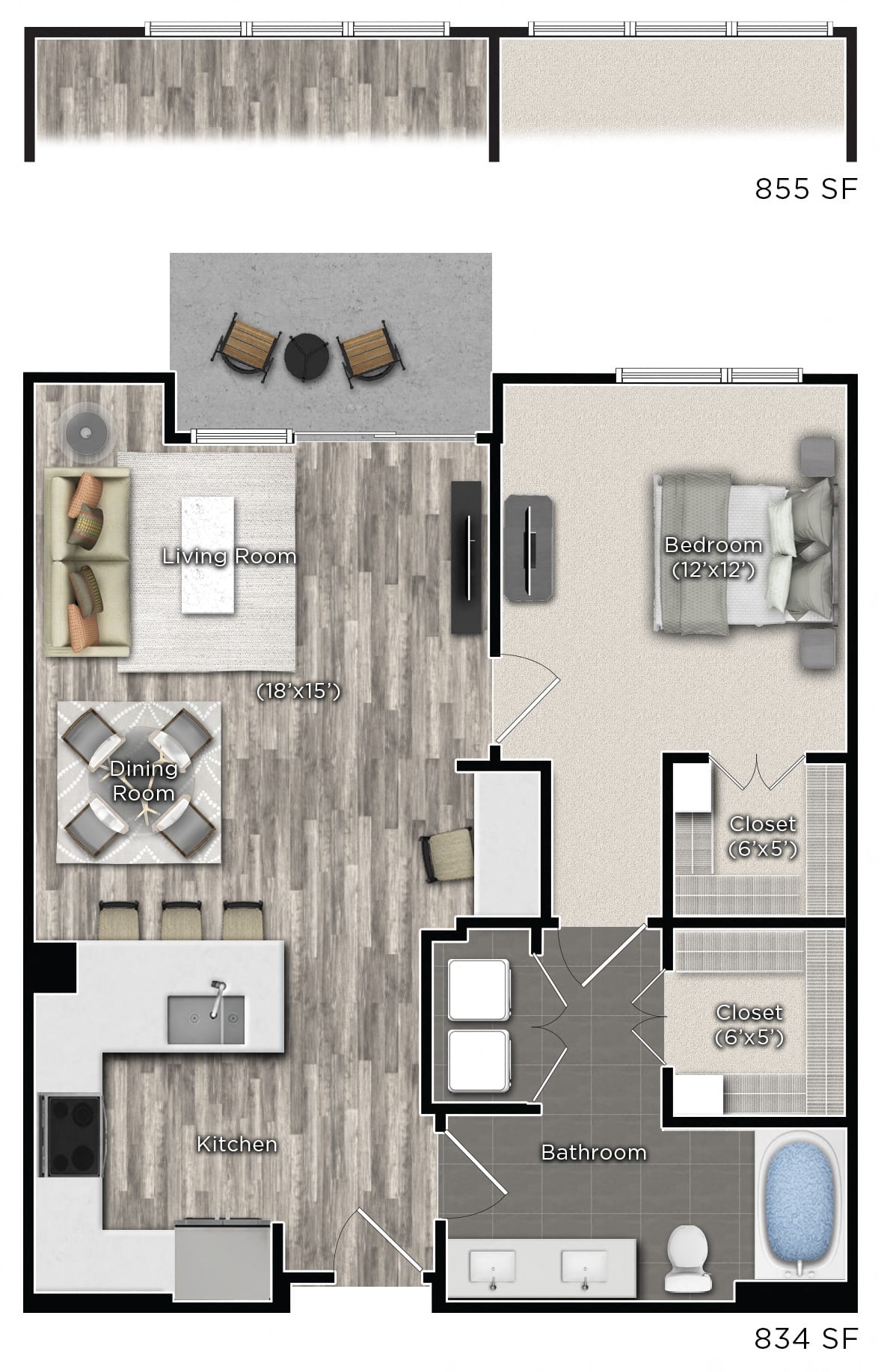 F floor plan