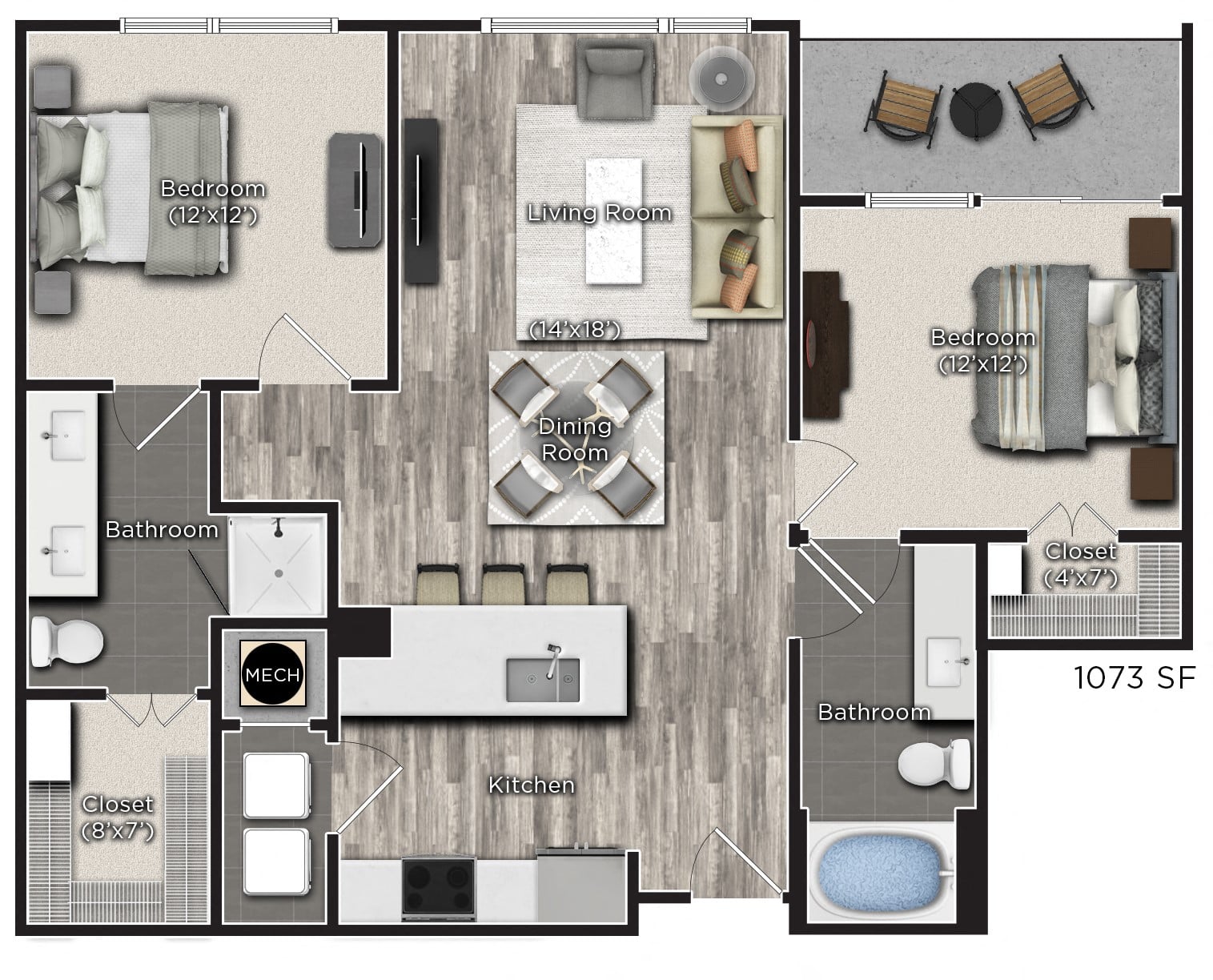 P floor plan