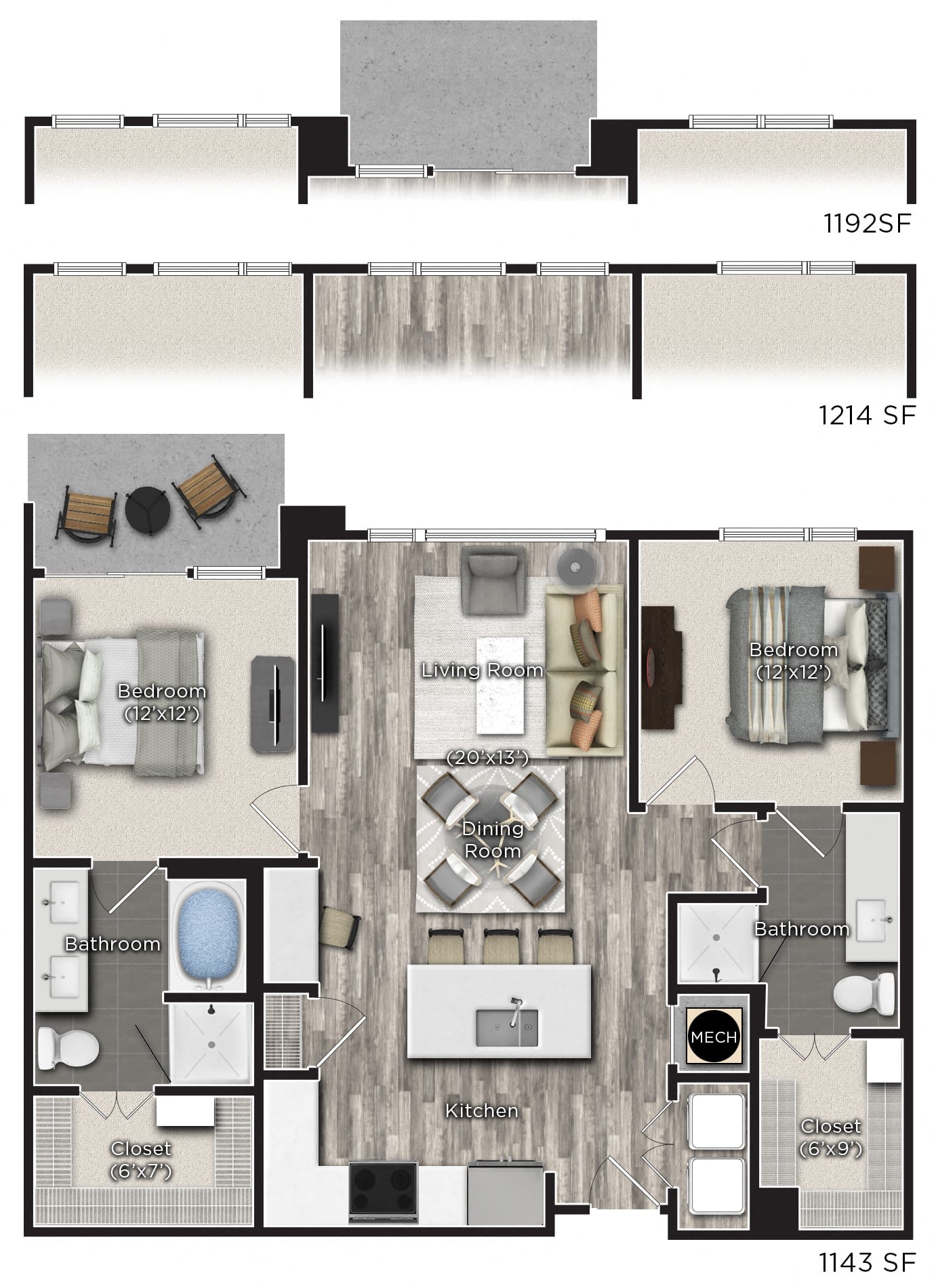 S floor plan