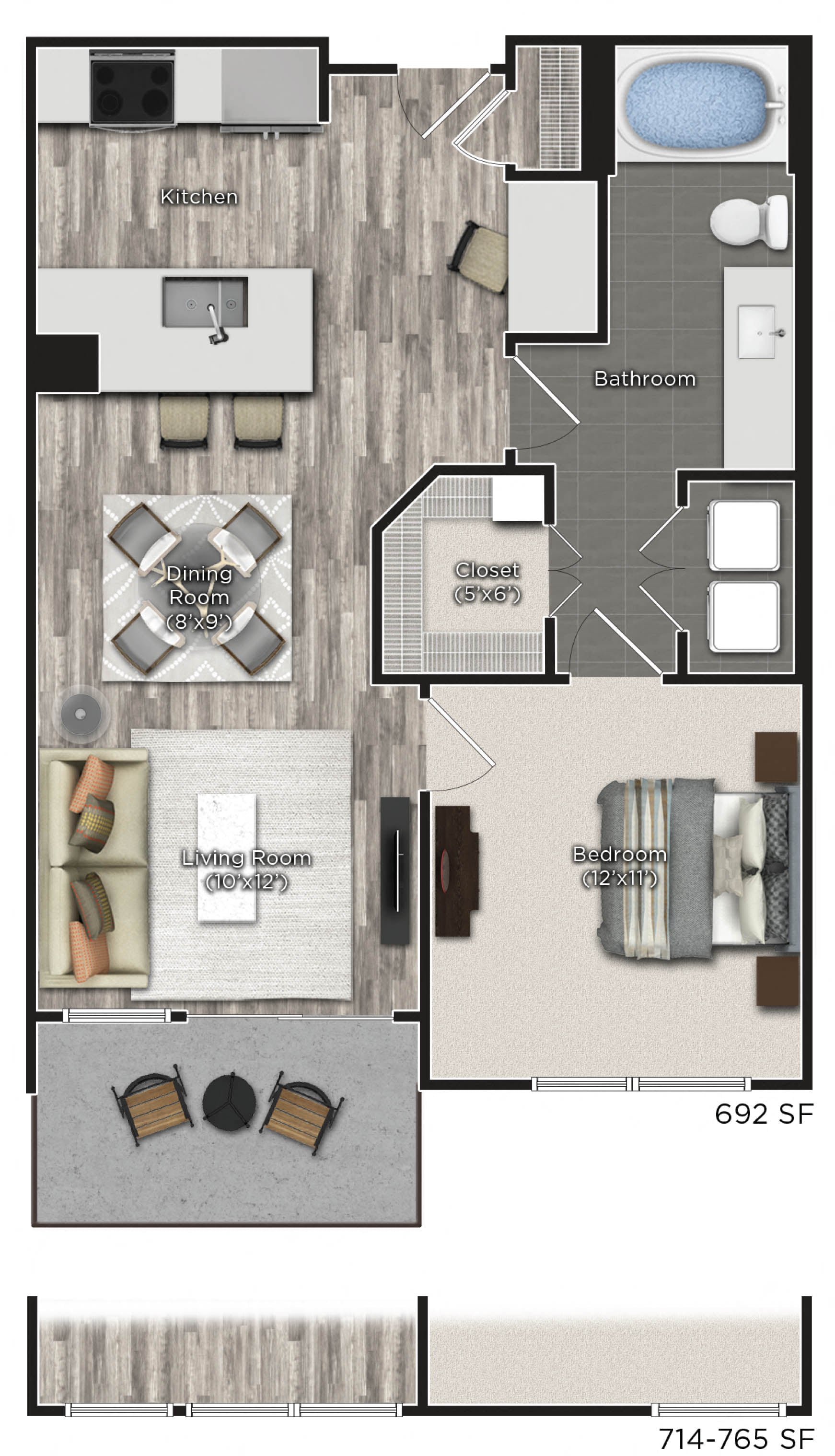 B floor plan