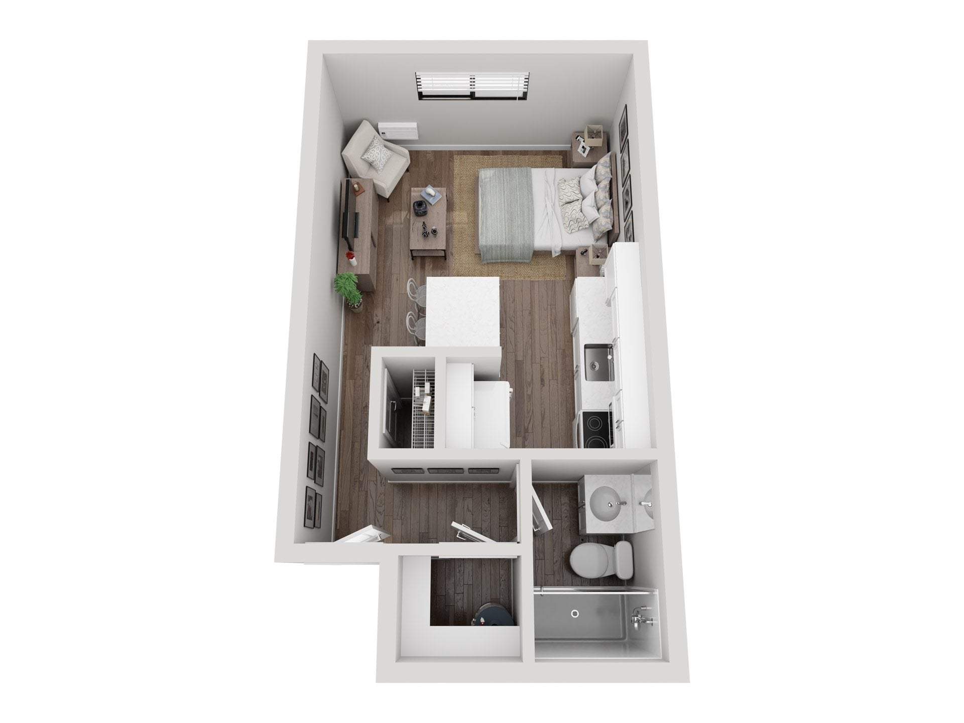 Studio A floor plan
