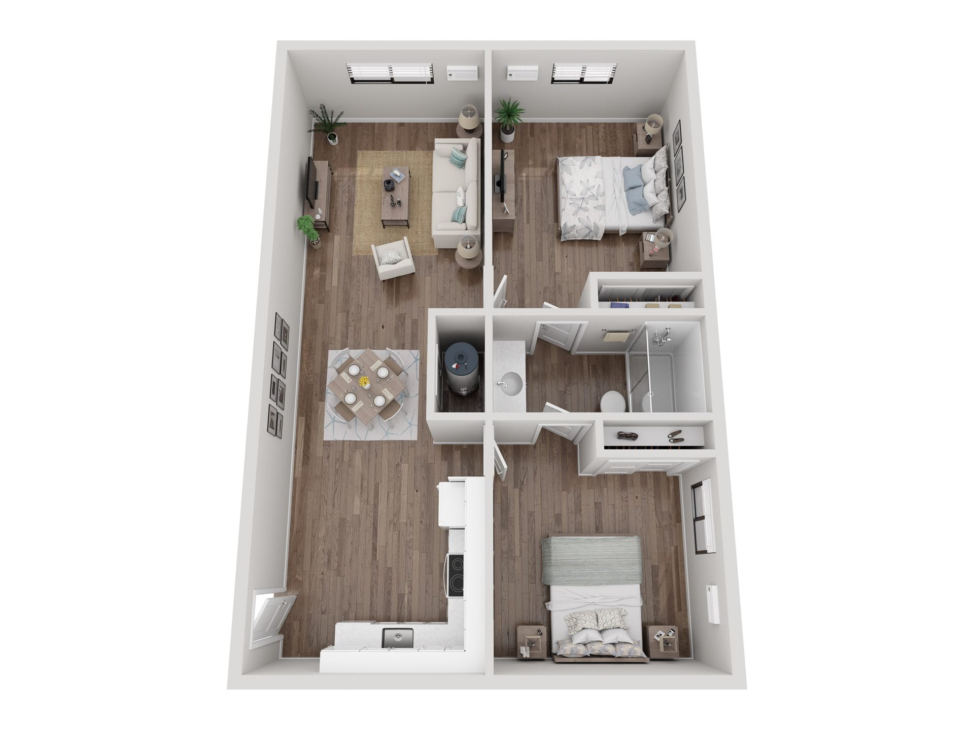 2 Bedroom floor plan