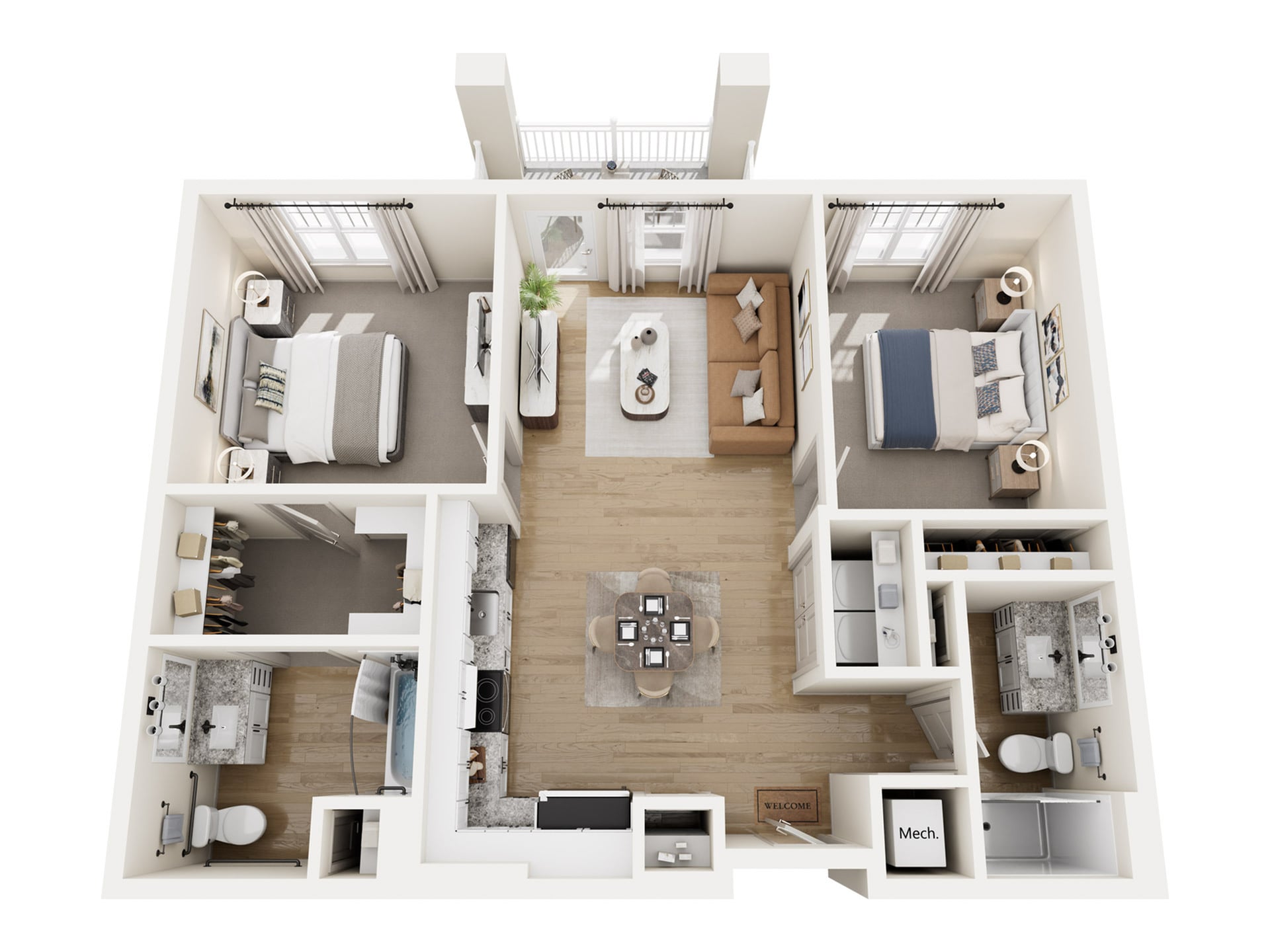 Cypress A floor plan