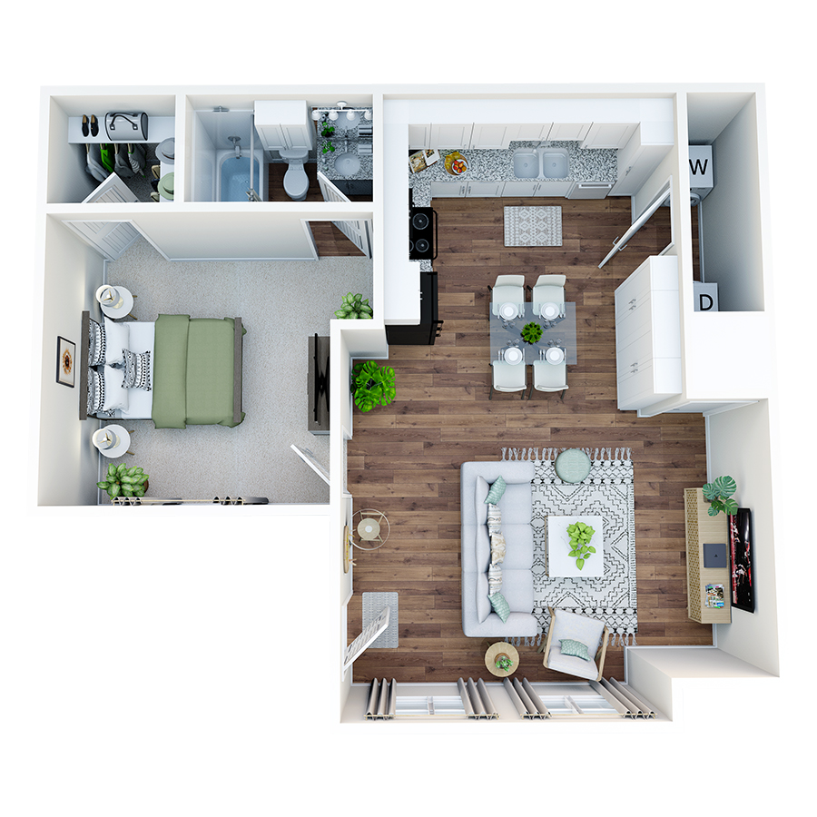 A1-UPG floor plan