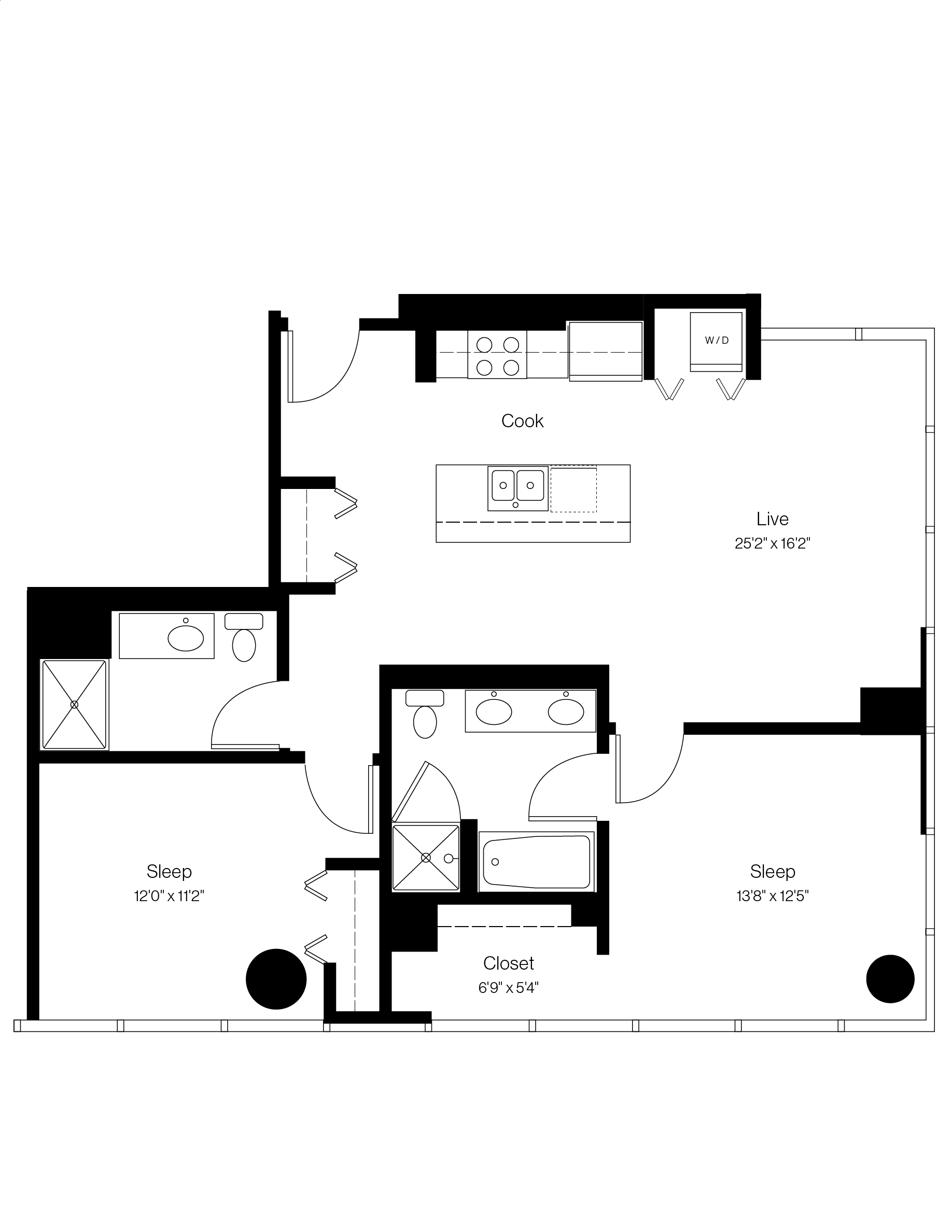 Unit 1102 floor plan