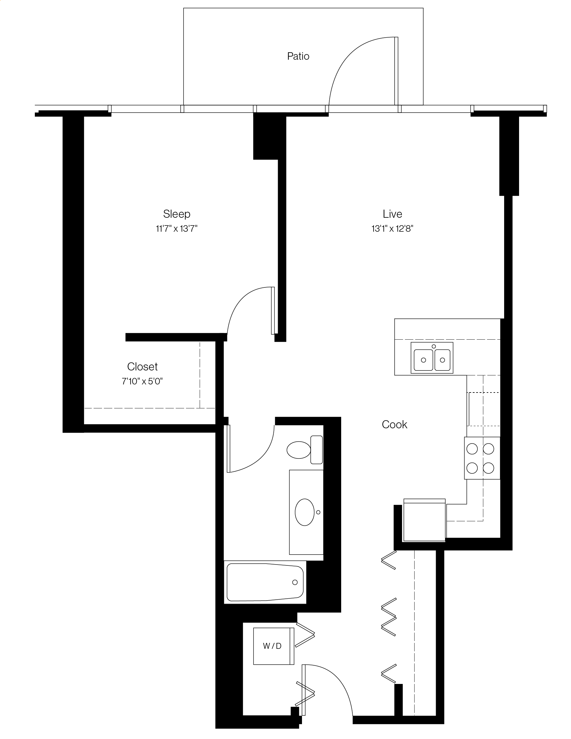 Unit 0506 floor plan