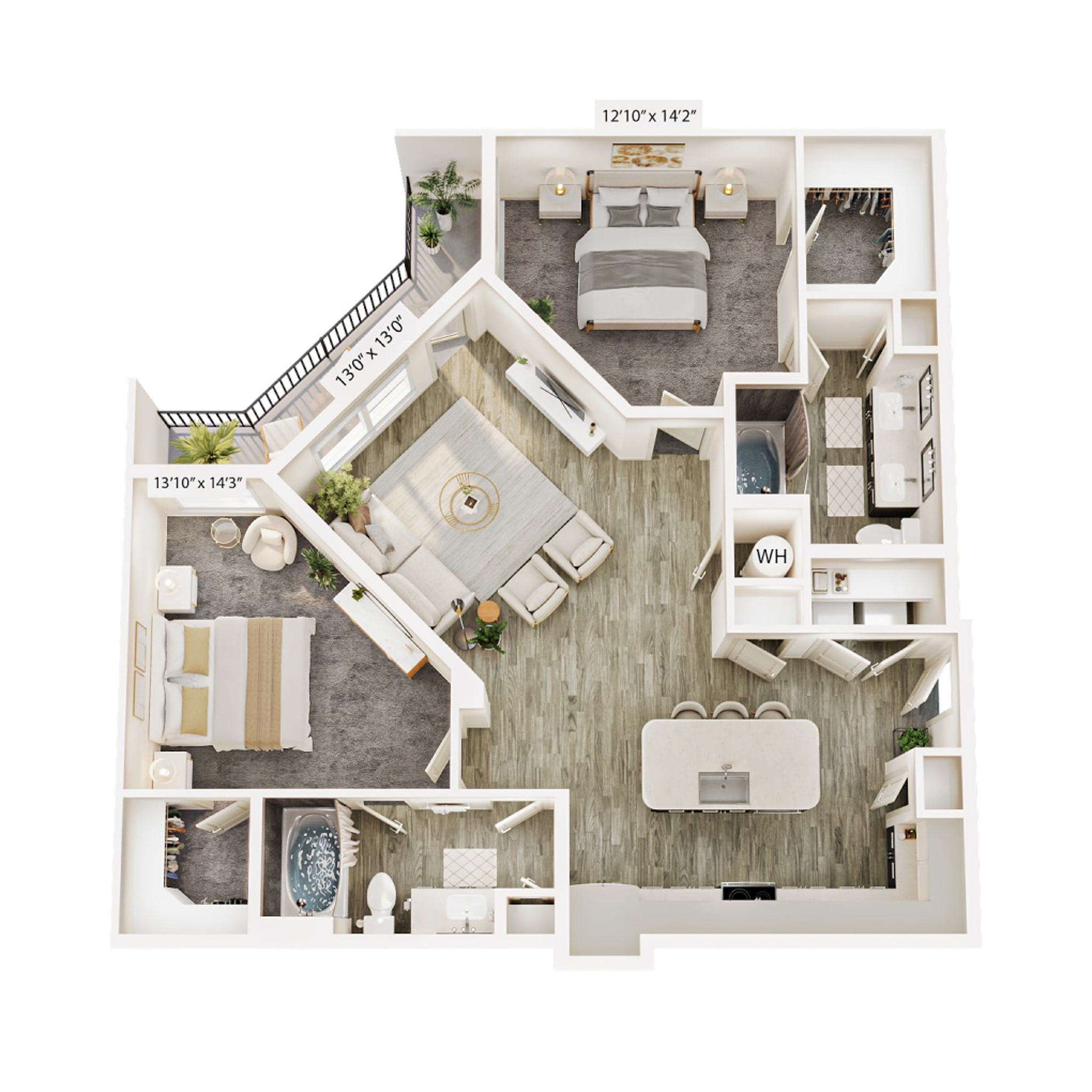 B2 floor plan