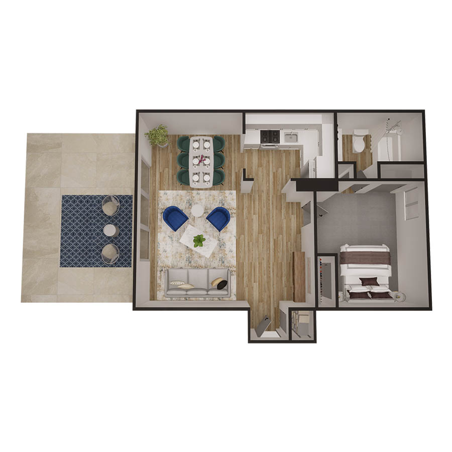 The El Monte floor plan