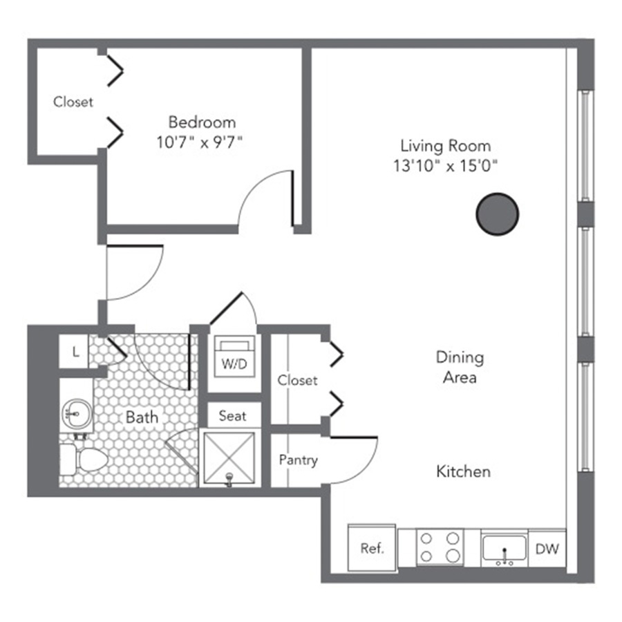 1C floor plan