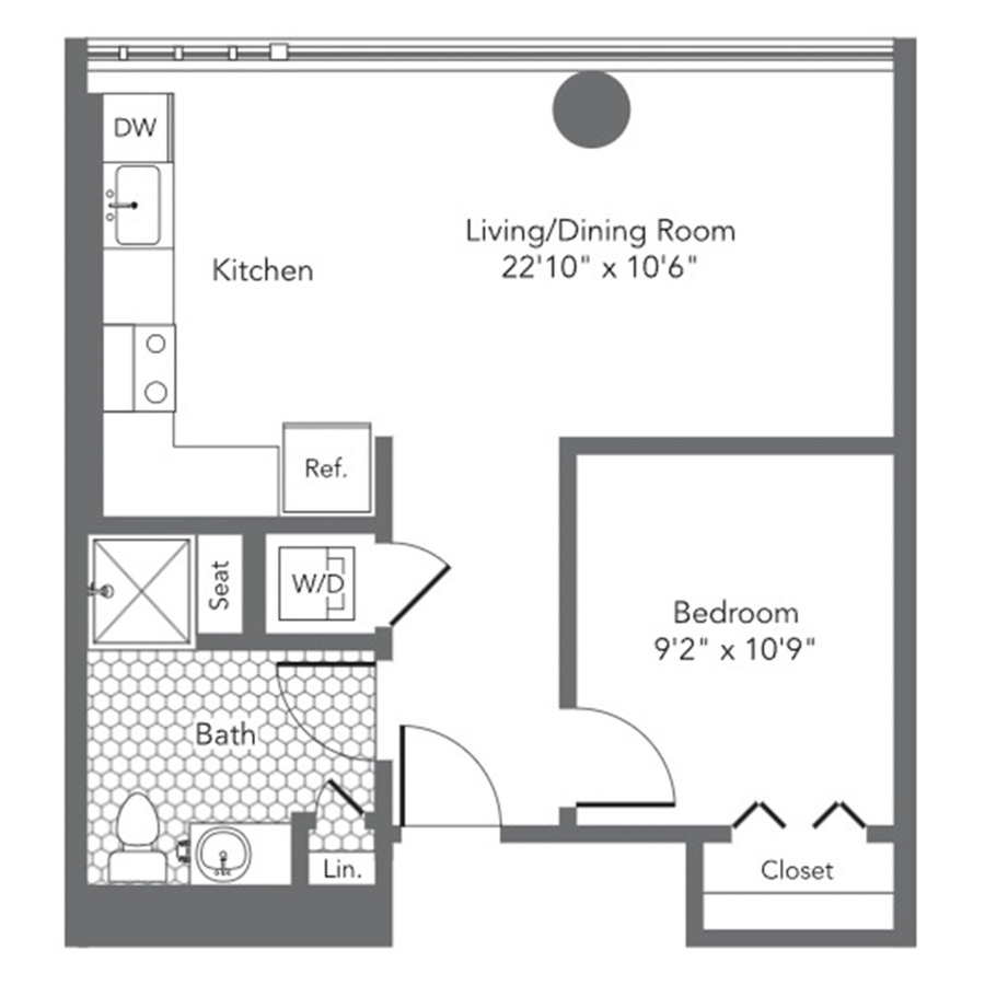 1F floor plan