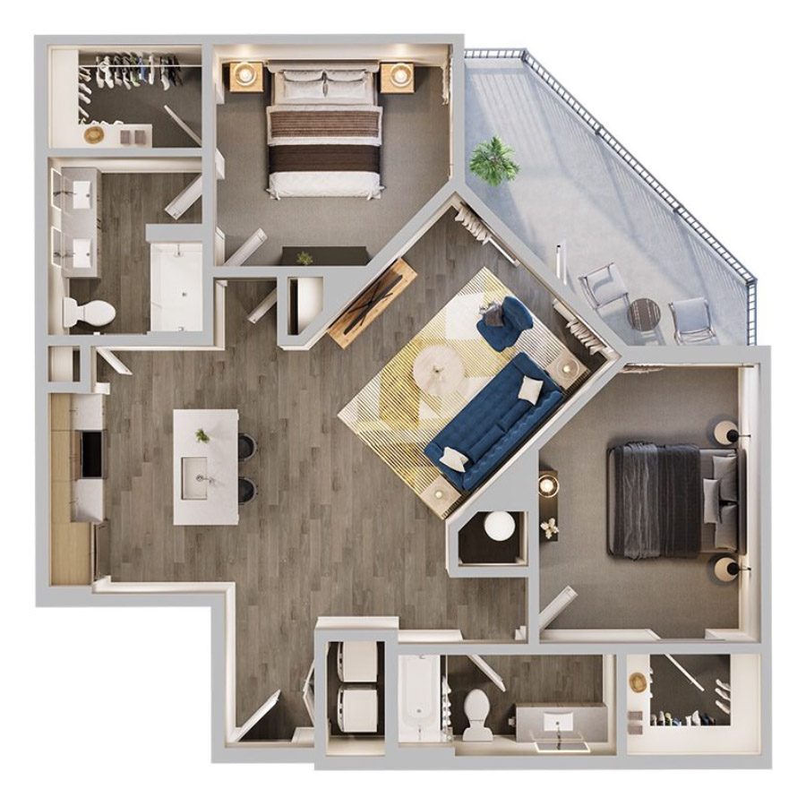 B2 floor plan