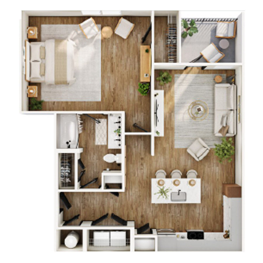 The New River floor plan