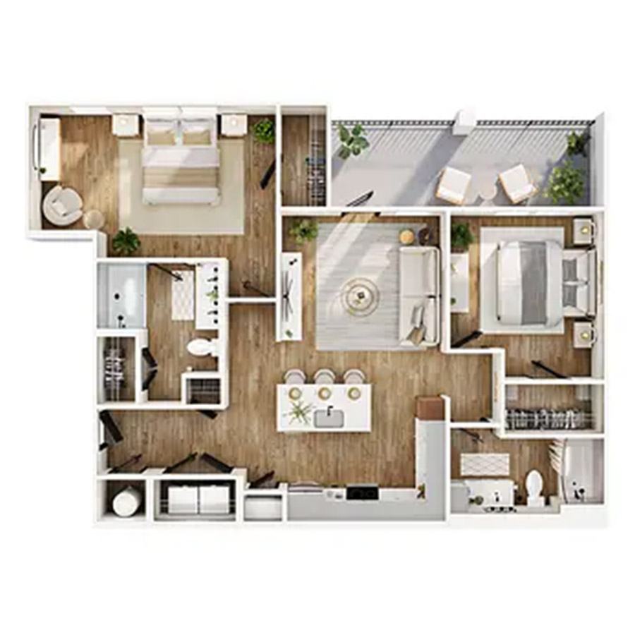 The Promenade floor plan