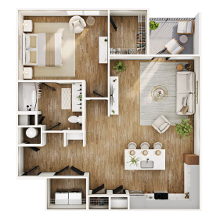 The Alljoy floor plan