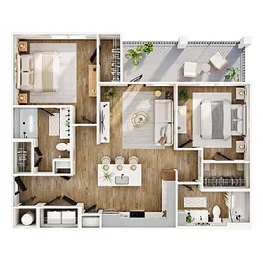 The Wharf floor plan