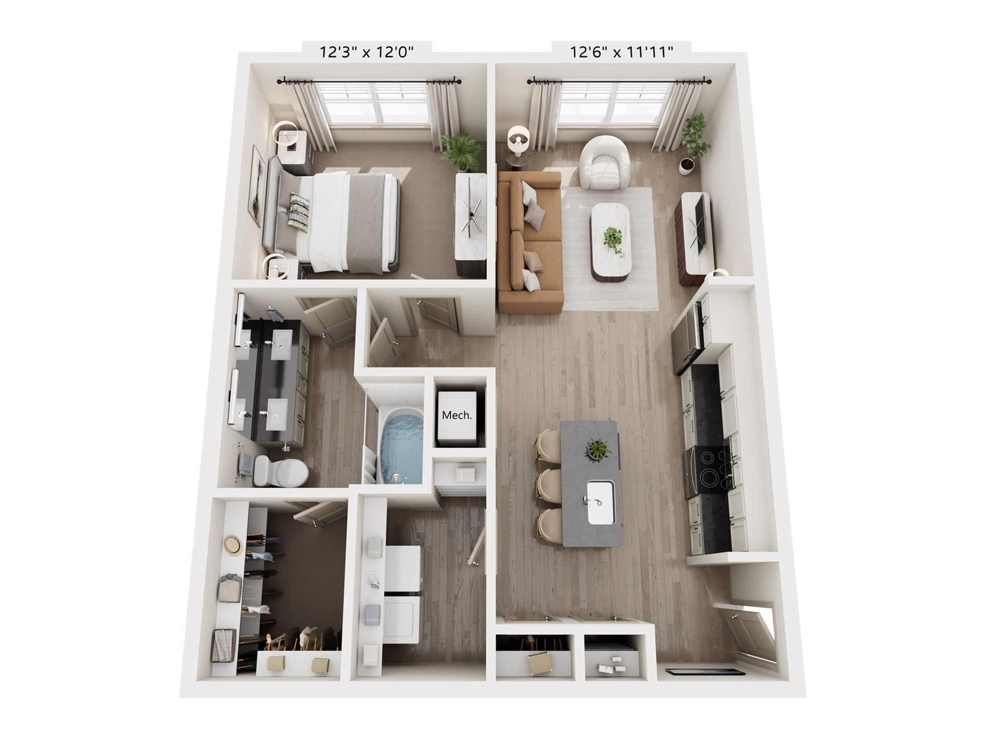 A2B floor plan