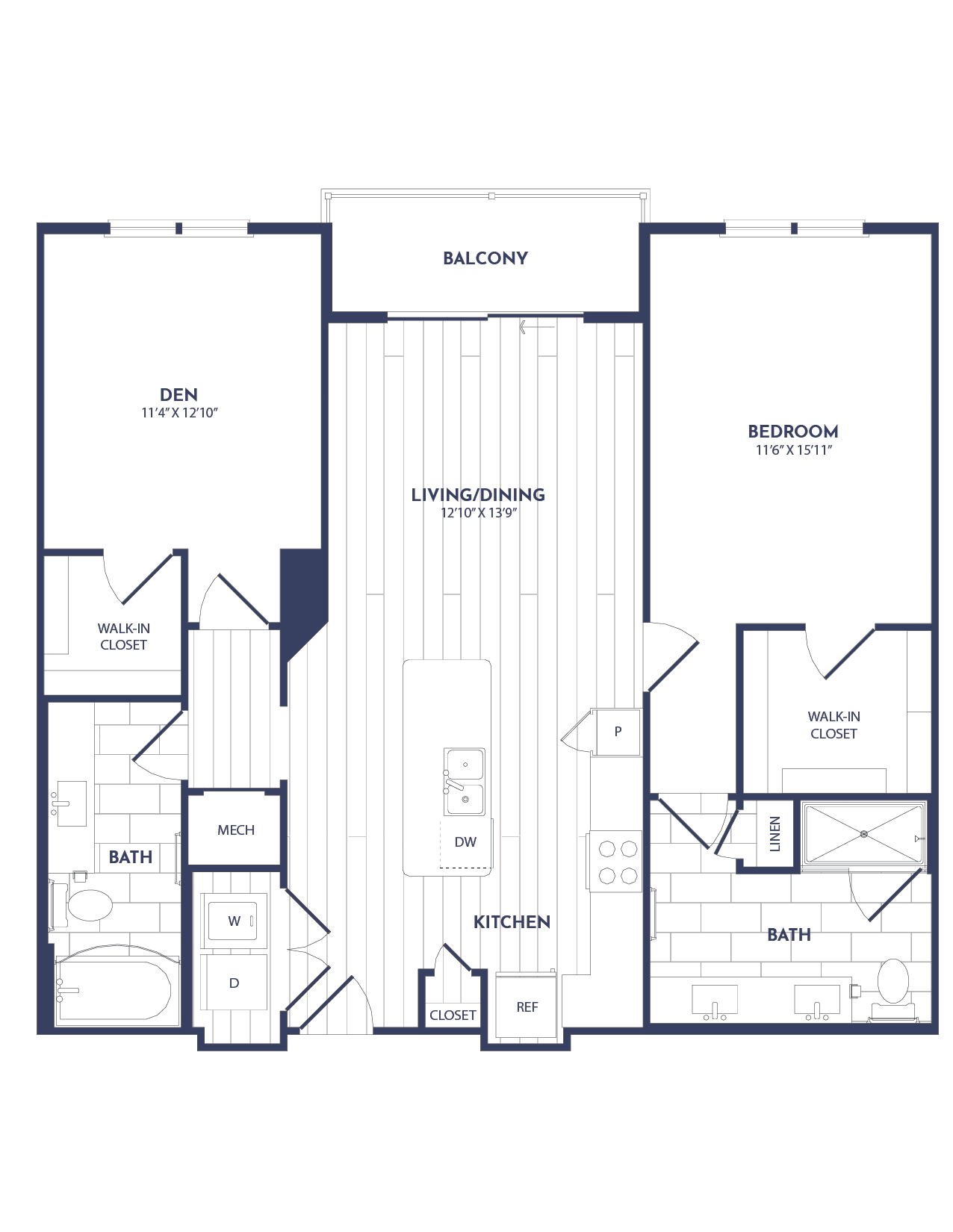A5-Den floor plan
