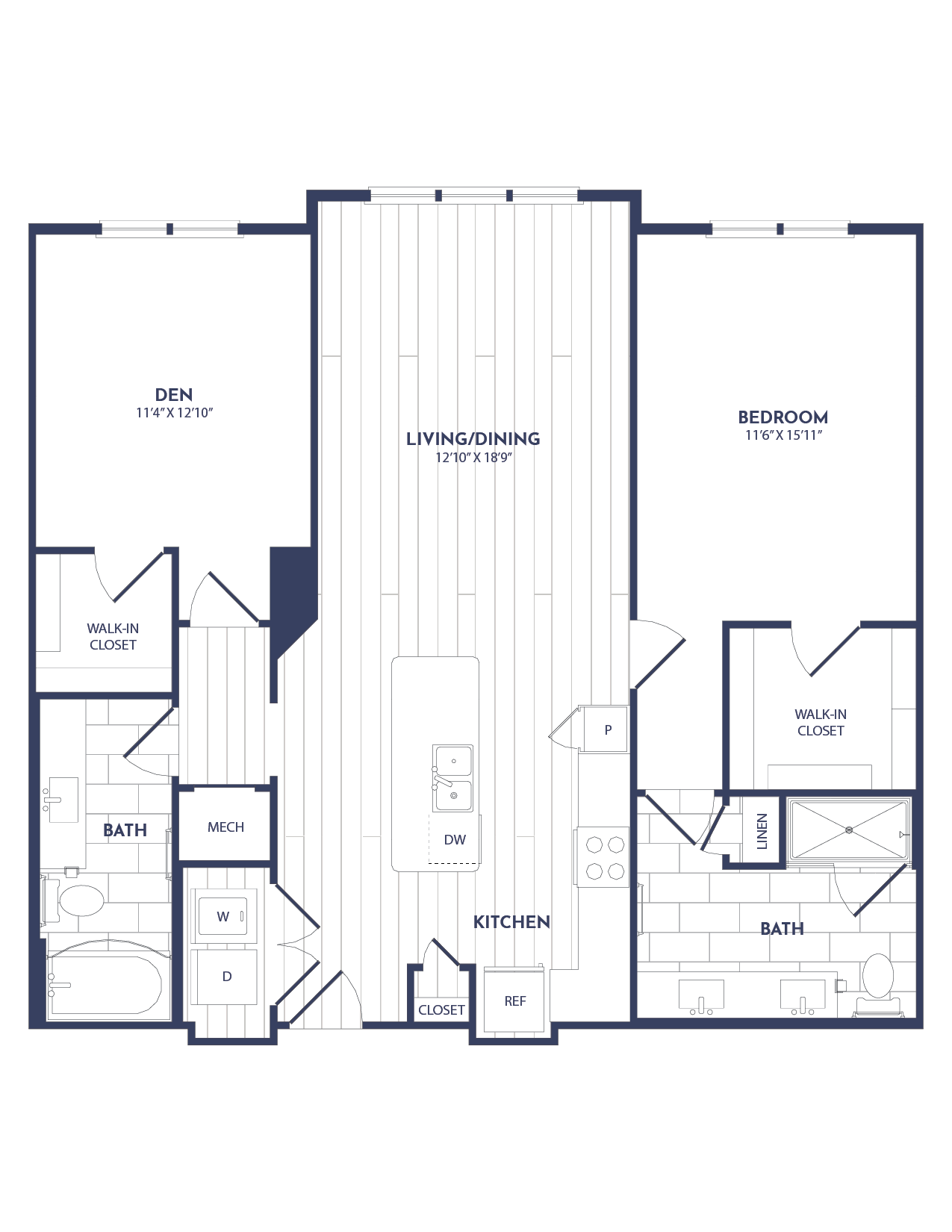 A5-Alt 1-Den floor plan