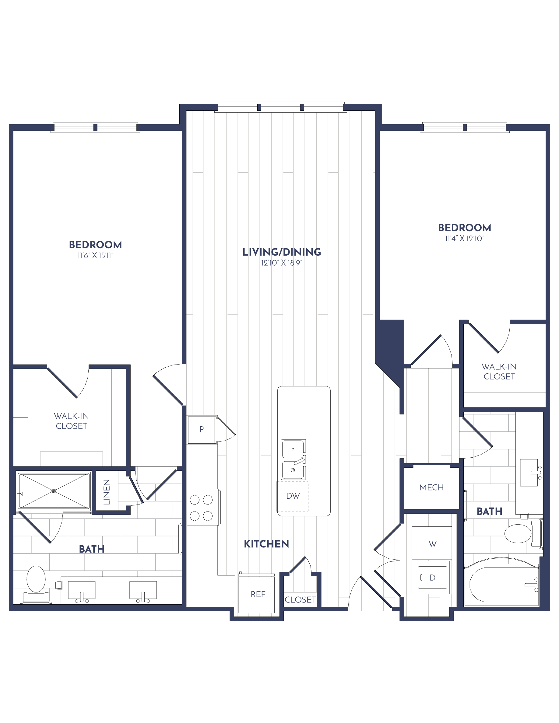 B1- Alt 1 floor plan