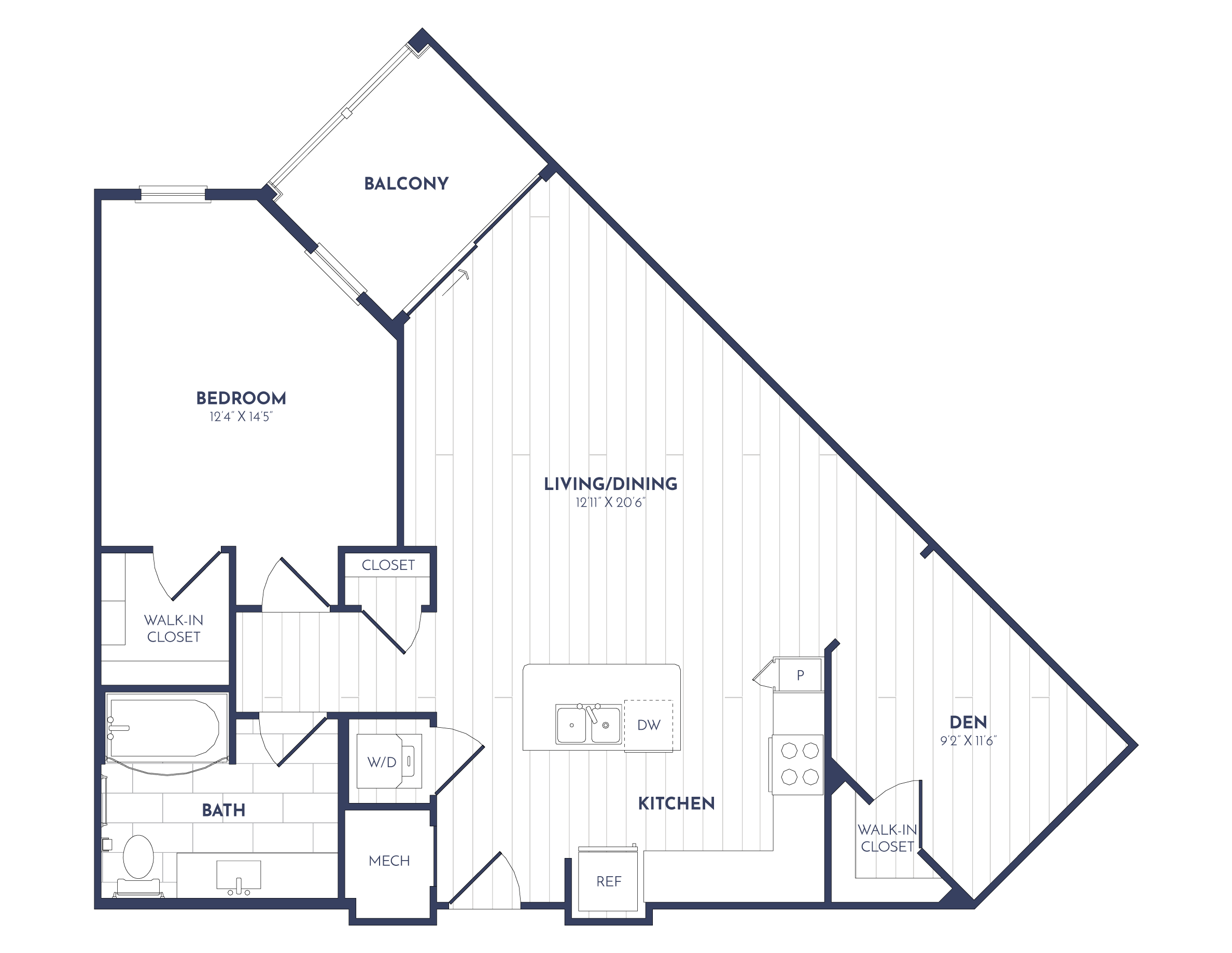 A4-Den floor plan