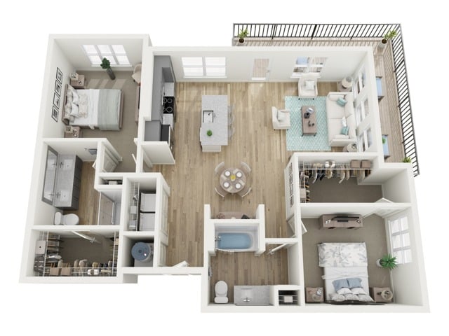 B2 floor plan