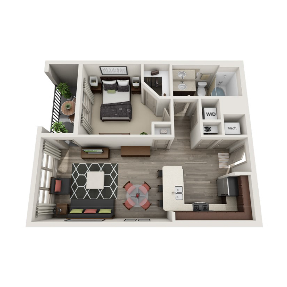 Upper Eastside floor plan