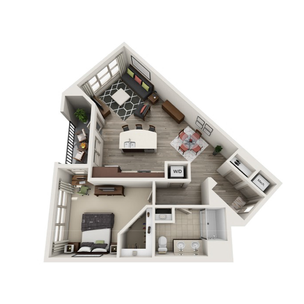 The Soho floor plan