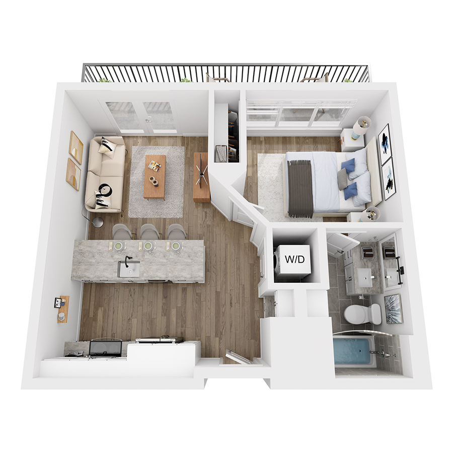 A1 floor plan