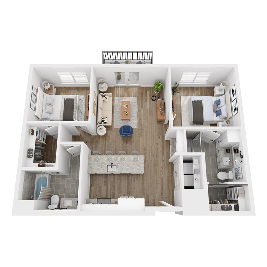 B2 floor plan