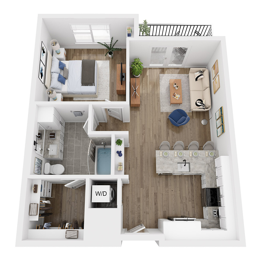 A6 floor plan