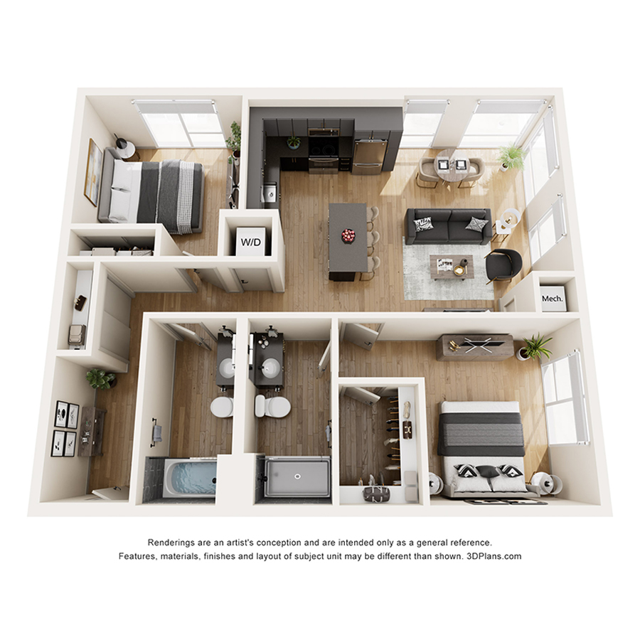 C1 MFTE floor plan