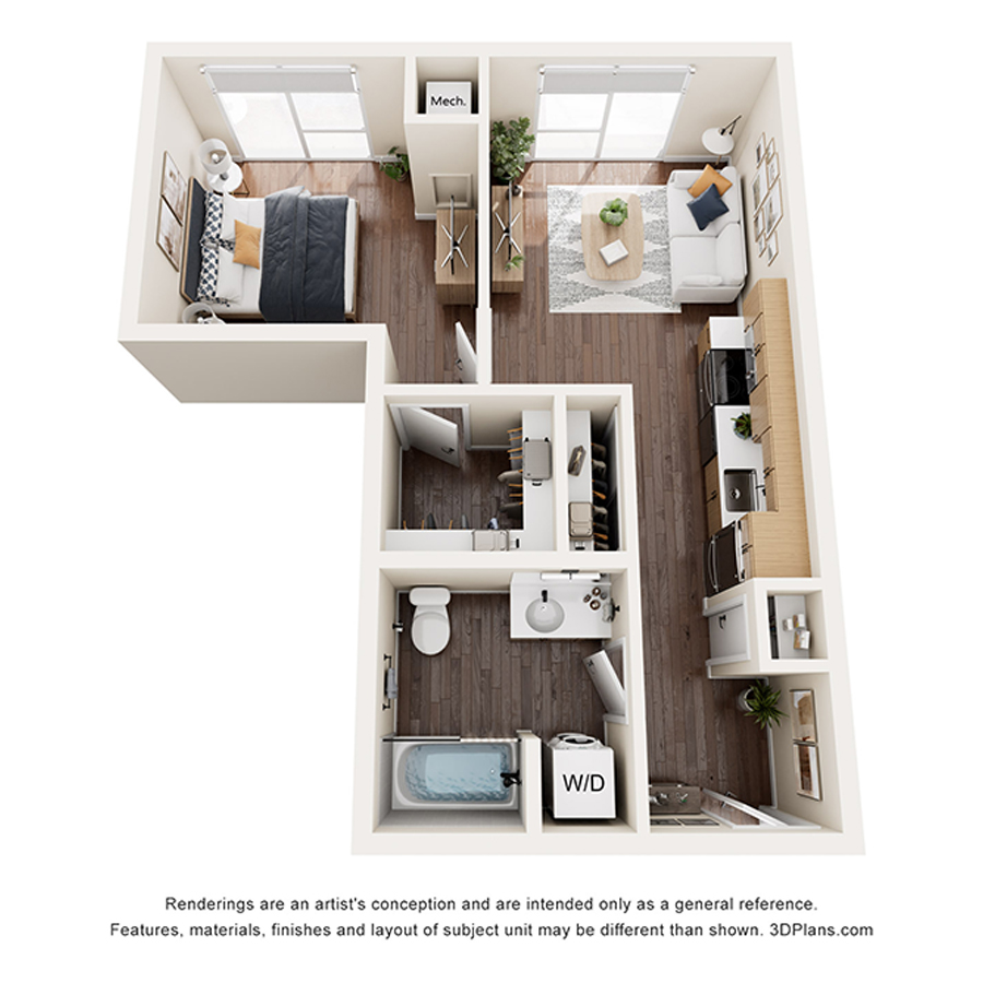 A2 floor plan