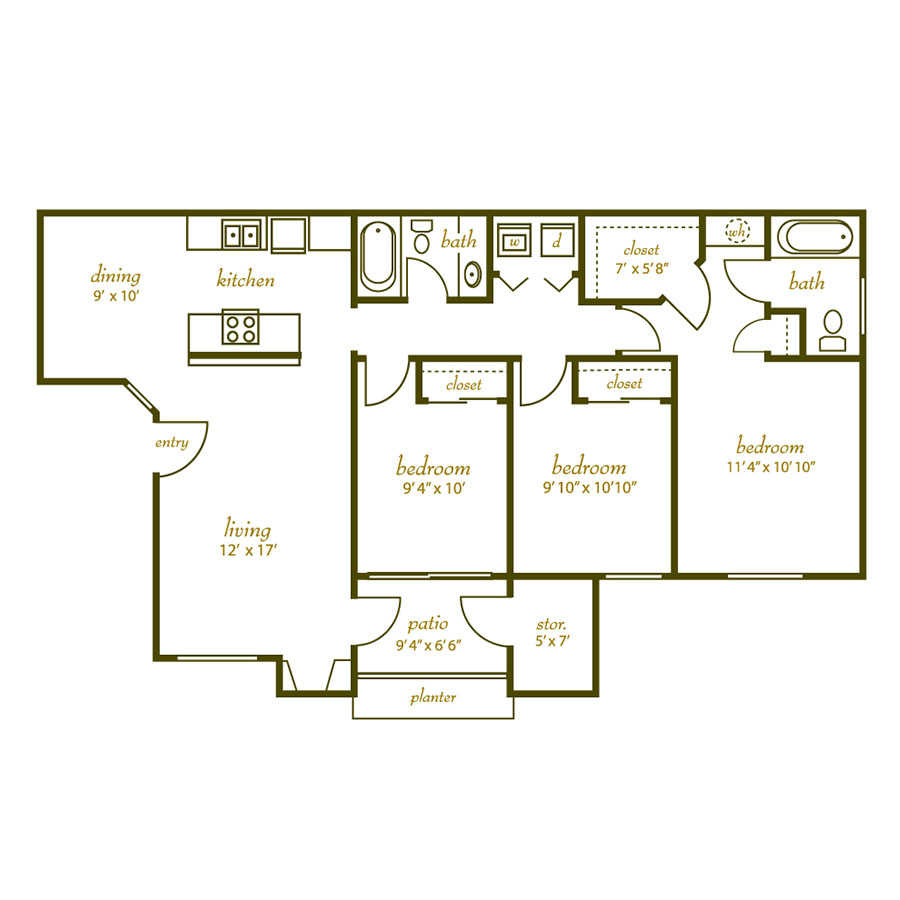 The Chardonnay floor plan