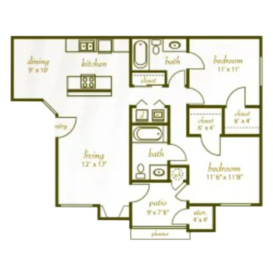 The Zinfandel floor plan