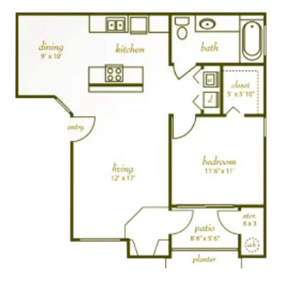 The Chablis floor plan