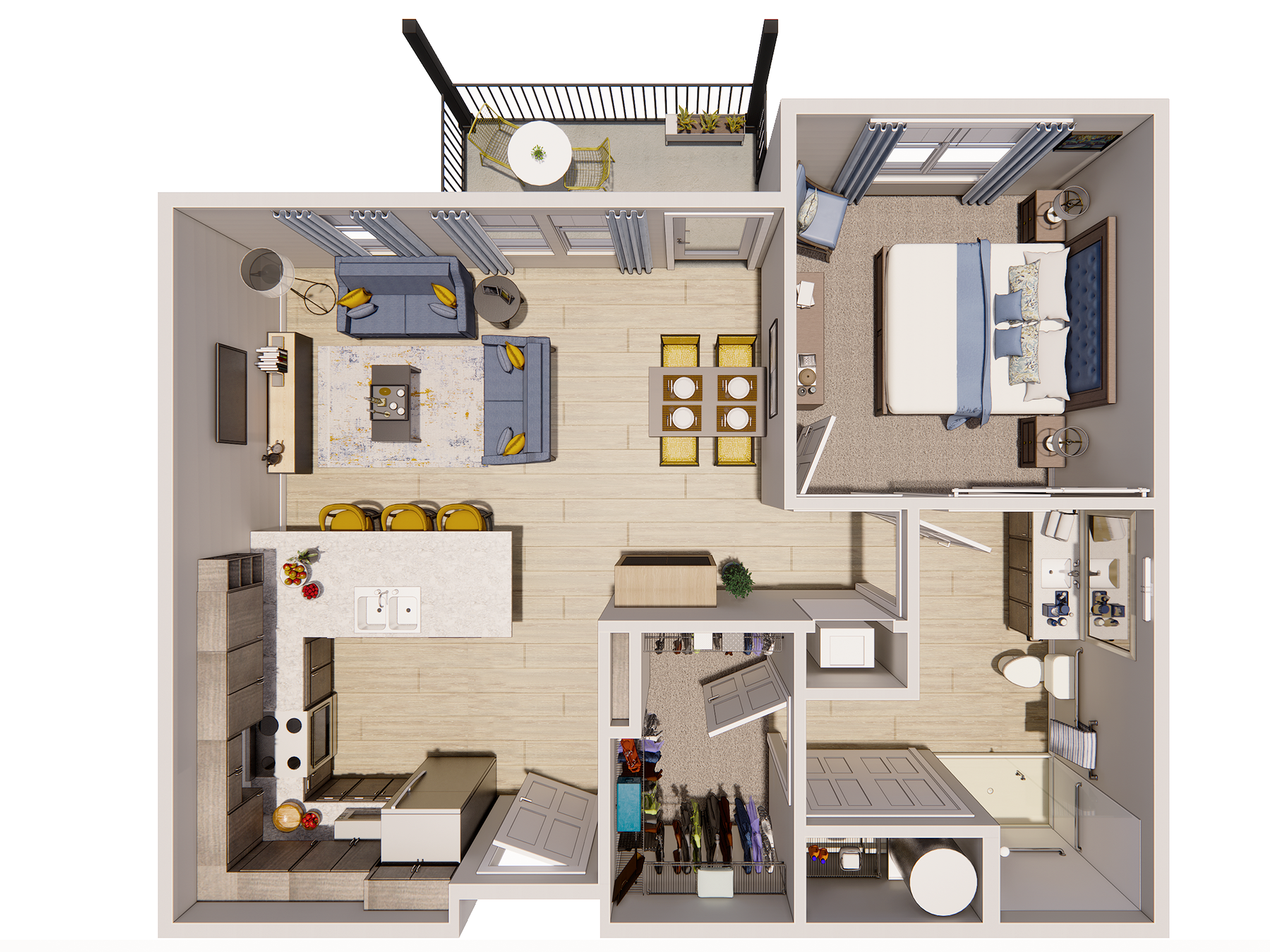 Hickory HC floor plan