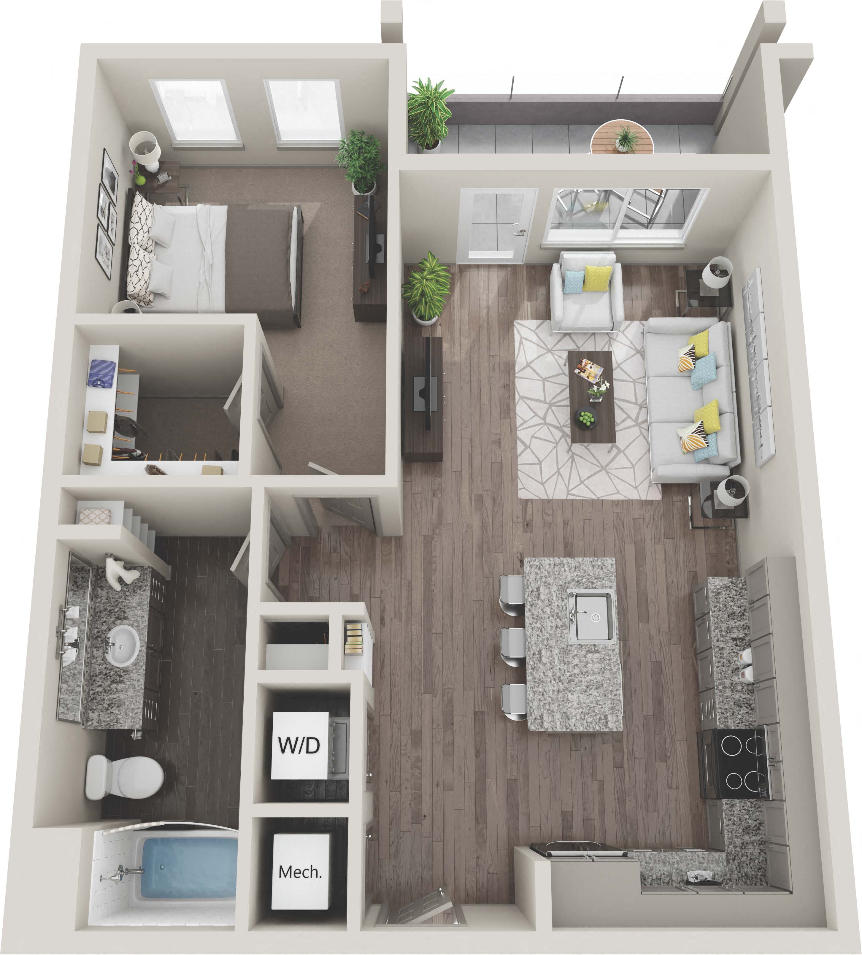 A1 floor plan