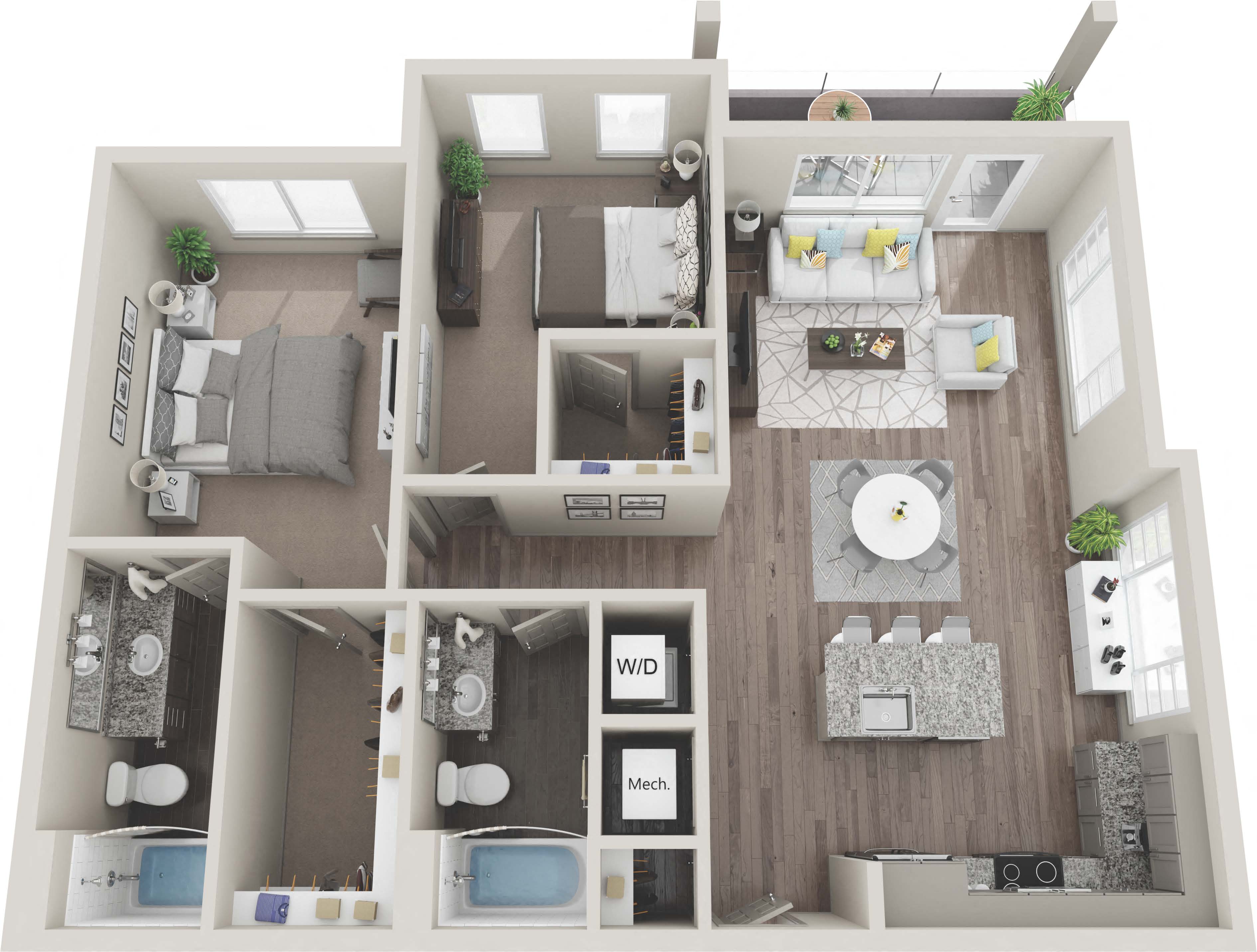 B2 floor plan
