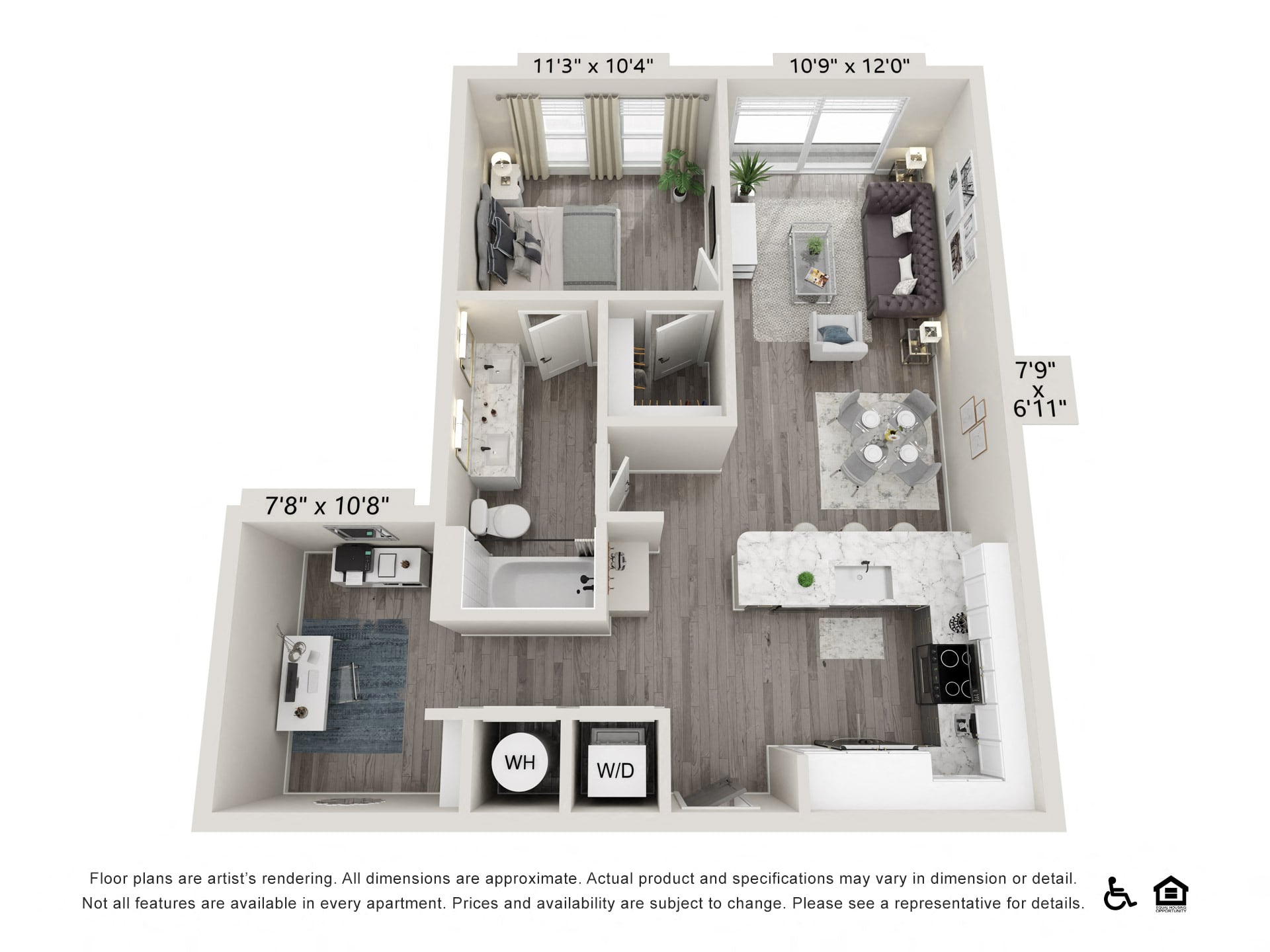 A1D floor plan