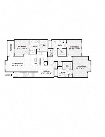 3B floor plan