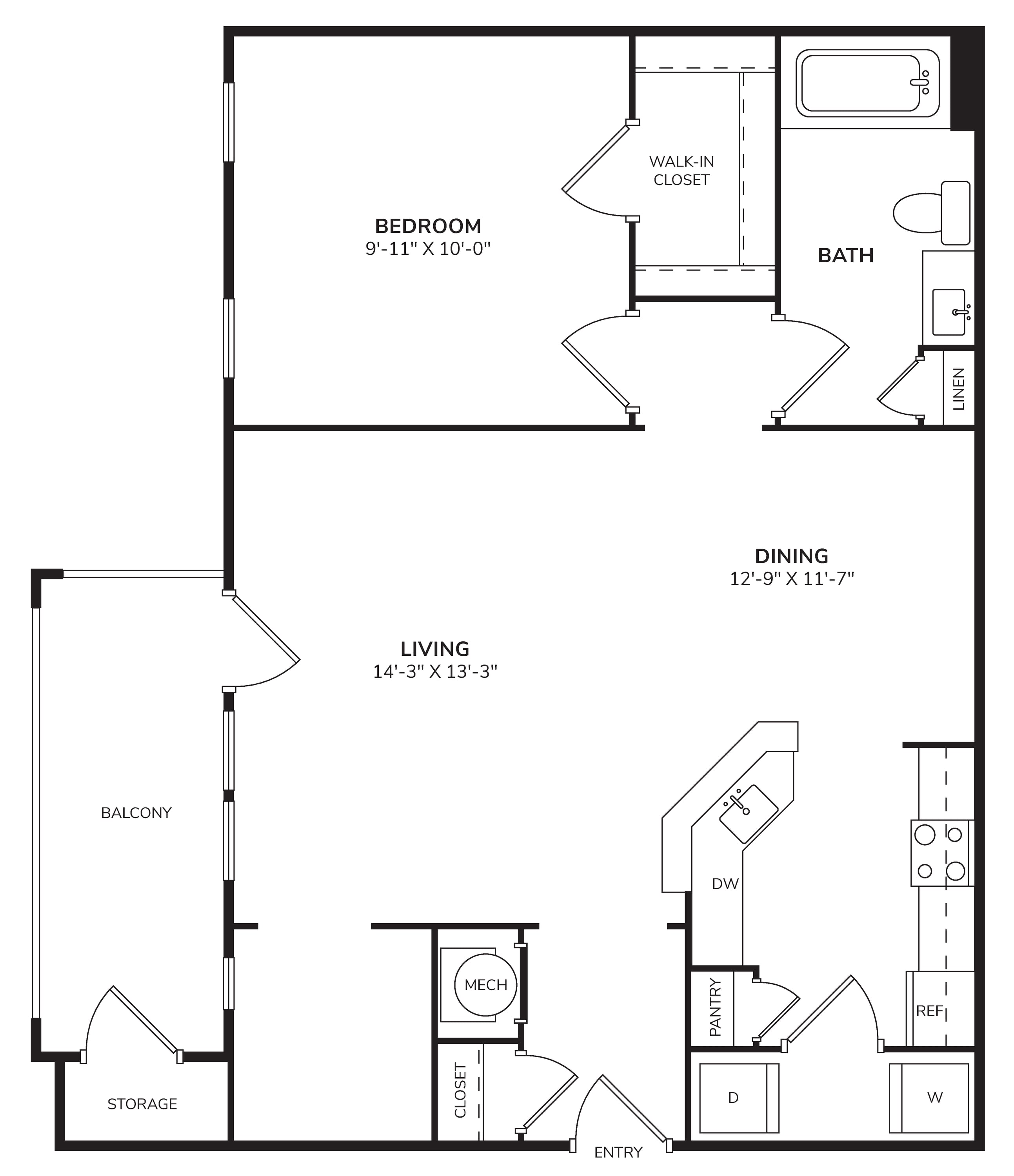A1 floor plan