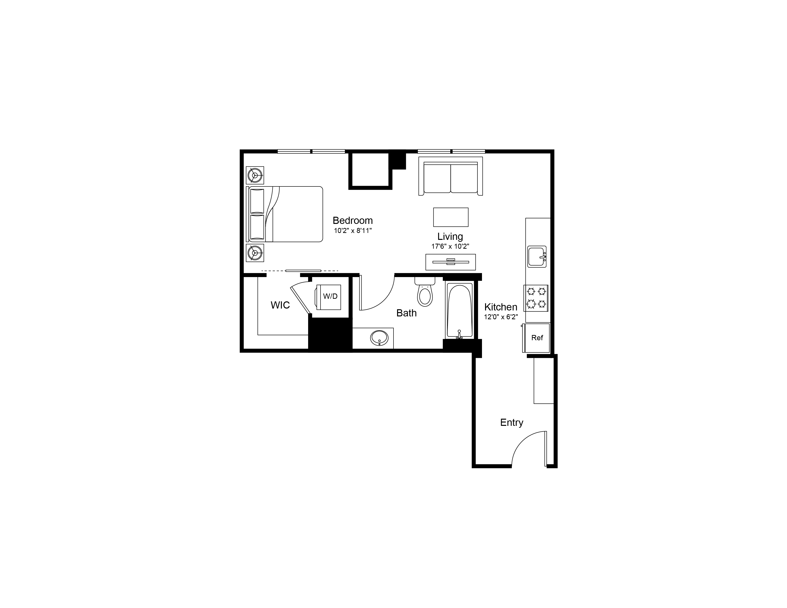 Studio-S4 floor plan
