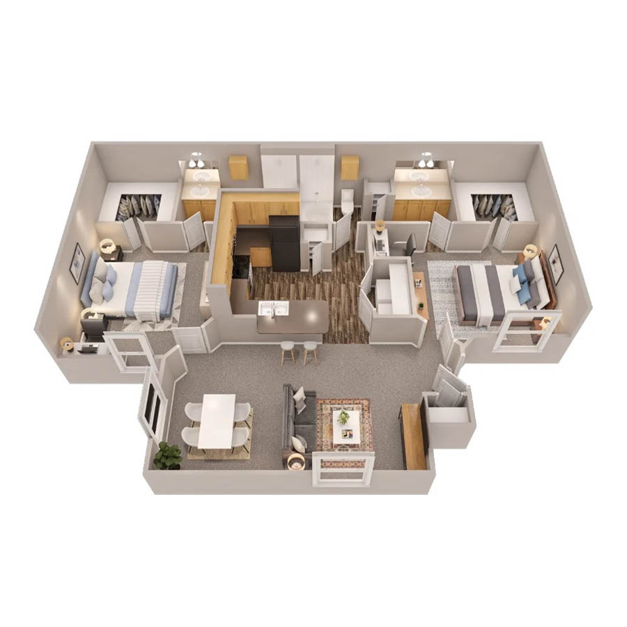 Maple floor plan